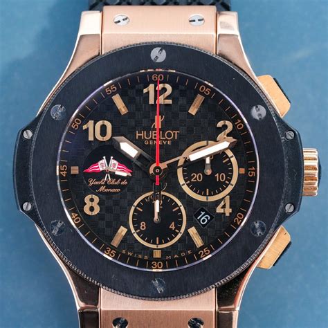 hublot big bang yacht club de monaco|Hublot. A rare and large 18K pink gold, Kevlar and ceramic limited.